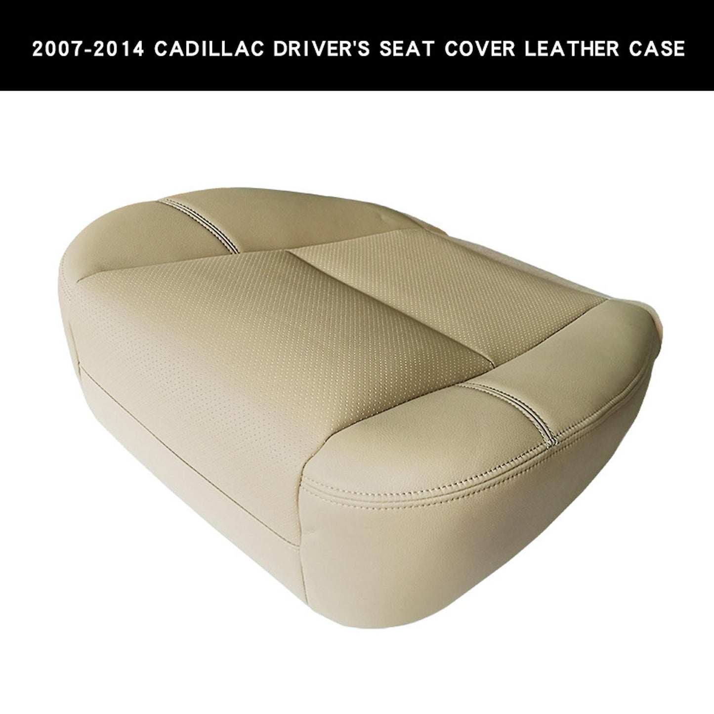 Front Driver Side Pu Seat Cover for Cadillac Escalade 2007-2014 Beige