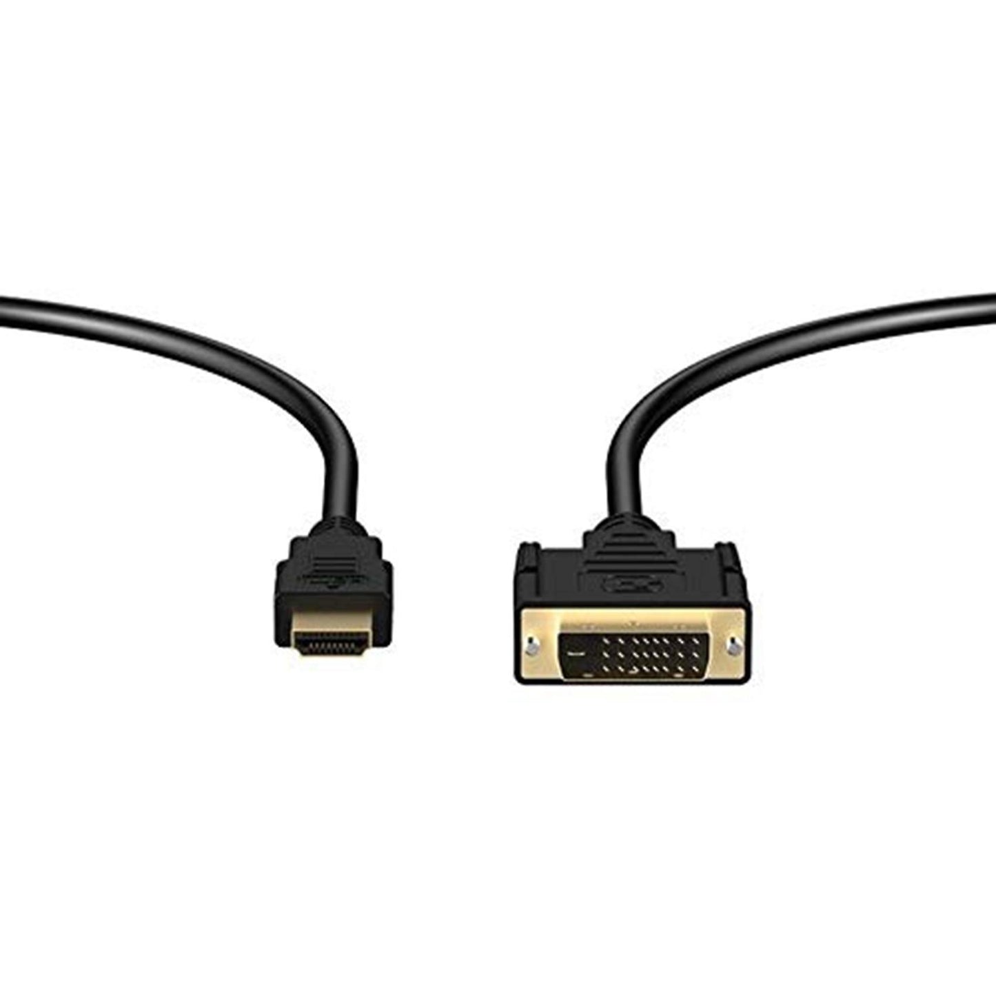 1.8m Hdmi to Dvi Adapter Video Cable Computer to Tv Two-way