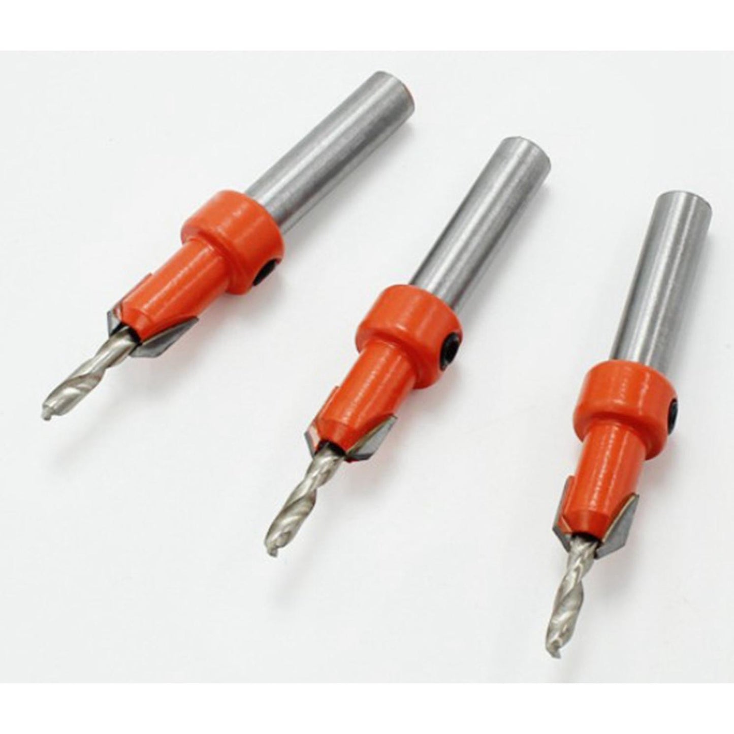 5pcs Wood Hole Drill Bit,8mm Shank Countersink Drill Bit Router Bit