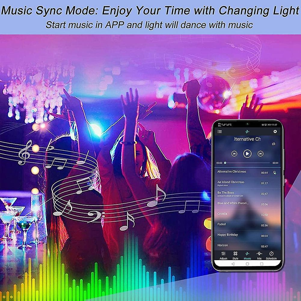 Led Strip Lights Controller, Bluetooth Led Strip Controller with App