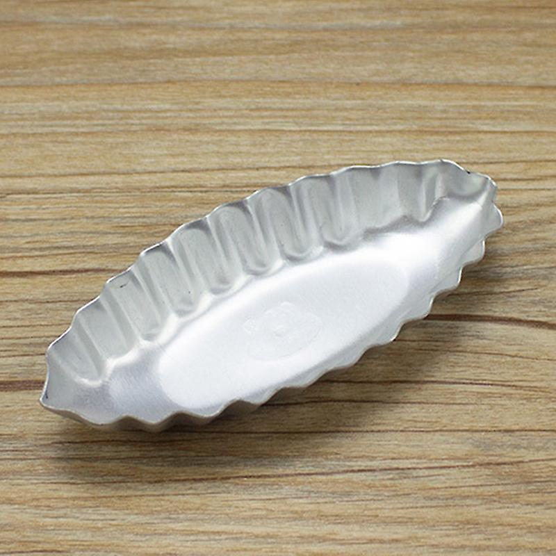 Long Fluted Edge Little Boat Shape Egg Tart Moulds Cupcake Liners