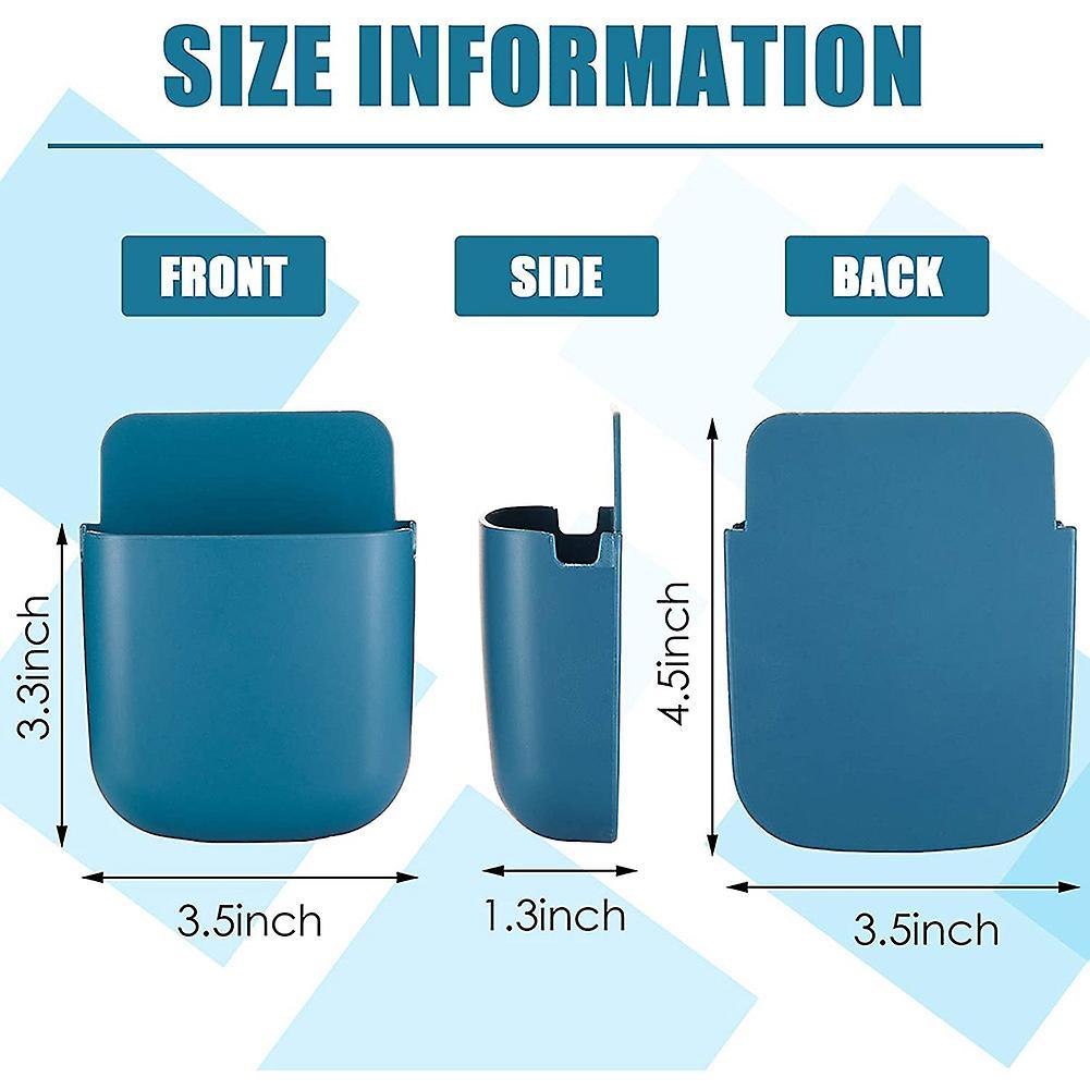 6 Pack Self-adhesive Wall Beside Mount Phone Storage Holder A