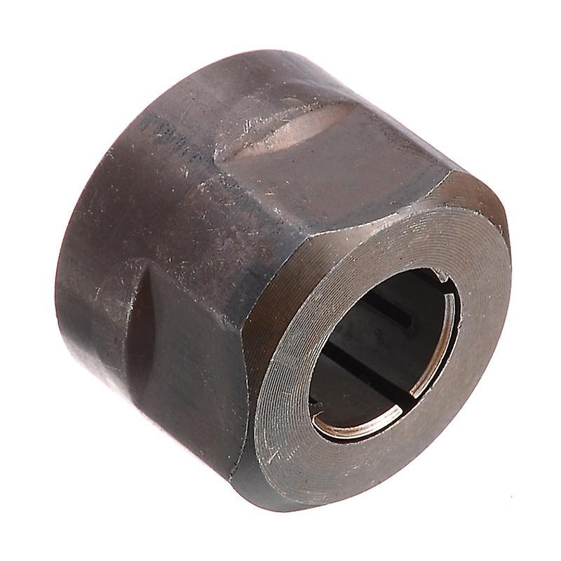 1pc Black Metal Collet Nut Plunge Router Parts 12.7mm Center Hole