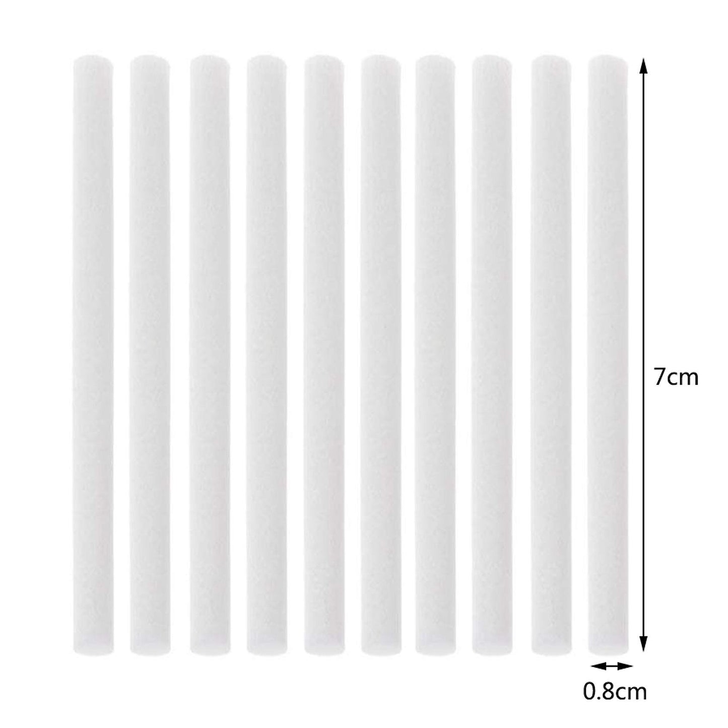 50-pack Car Diffuser Sponges Refill Sticks Humidifier Filter Wick