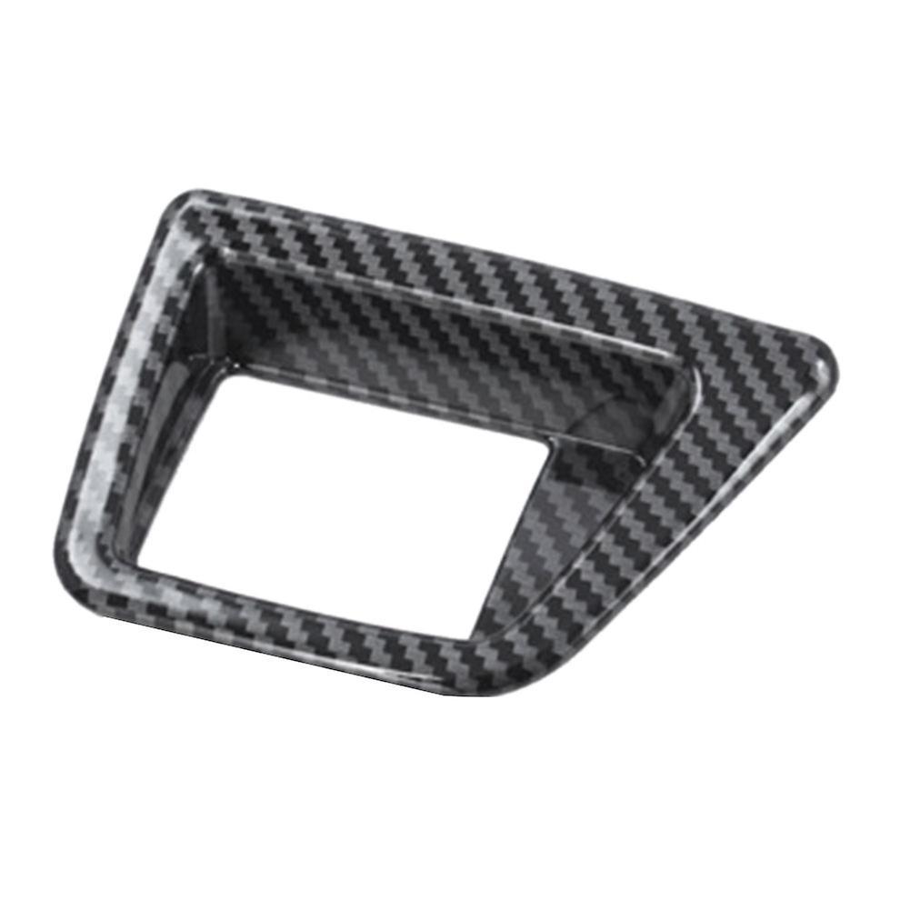 Carbon Fiber Car Headlight Adjustment Switch Cover Sticker Decoration