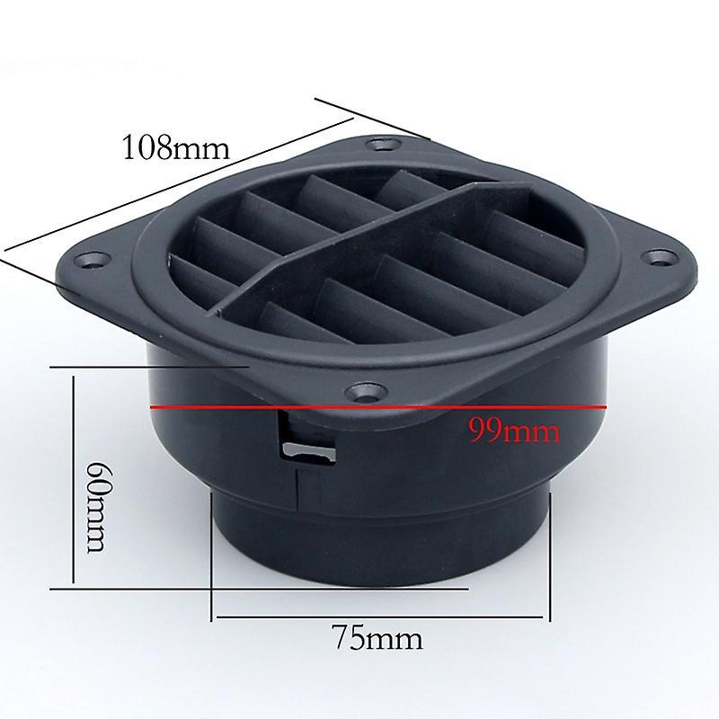 75mm Car Air Vent Outlet Flat Heater for Webasto Eberspacher Parking