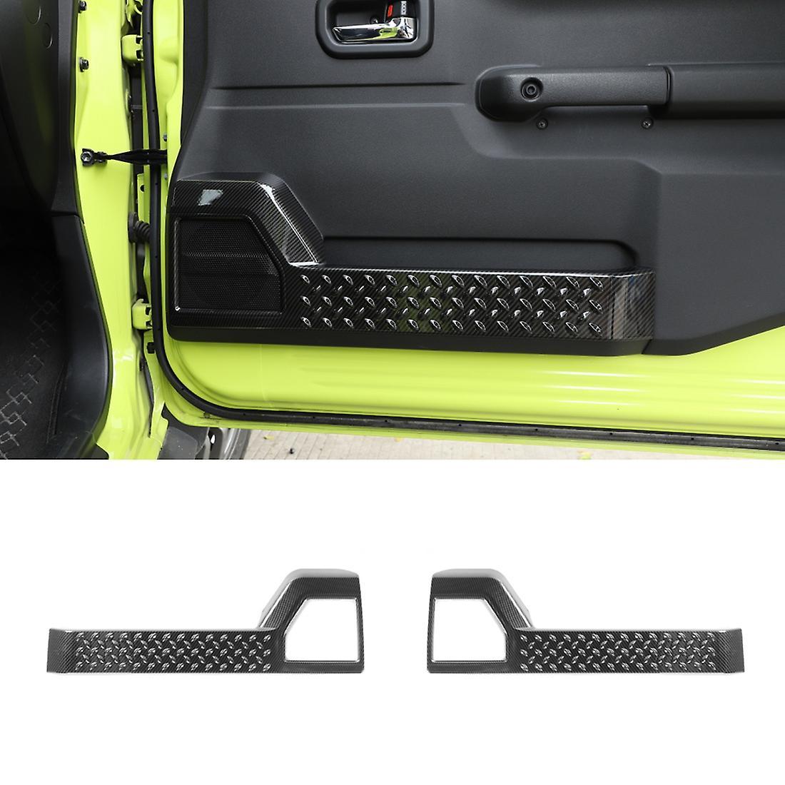 Car Inner Door Cover for Suzuki Jimny 2019-2022,abs Carbon Fiber