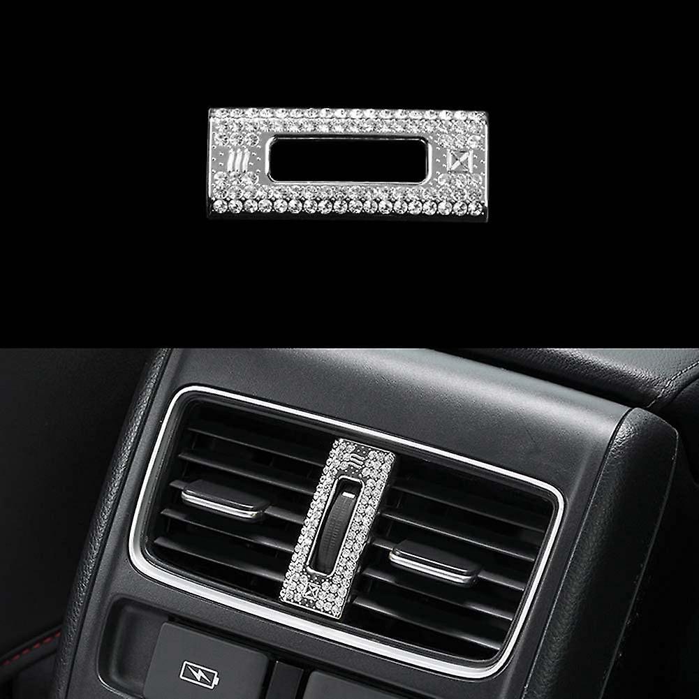 Bling Rear Exhaust Port Switch Air Outlet Cover Trim