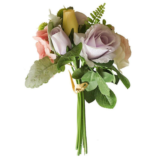 Fake Flower Wedding Golden Sasa Rose Bundle Artificial Flower
