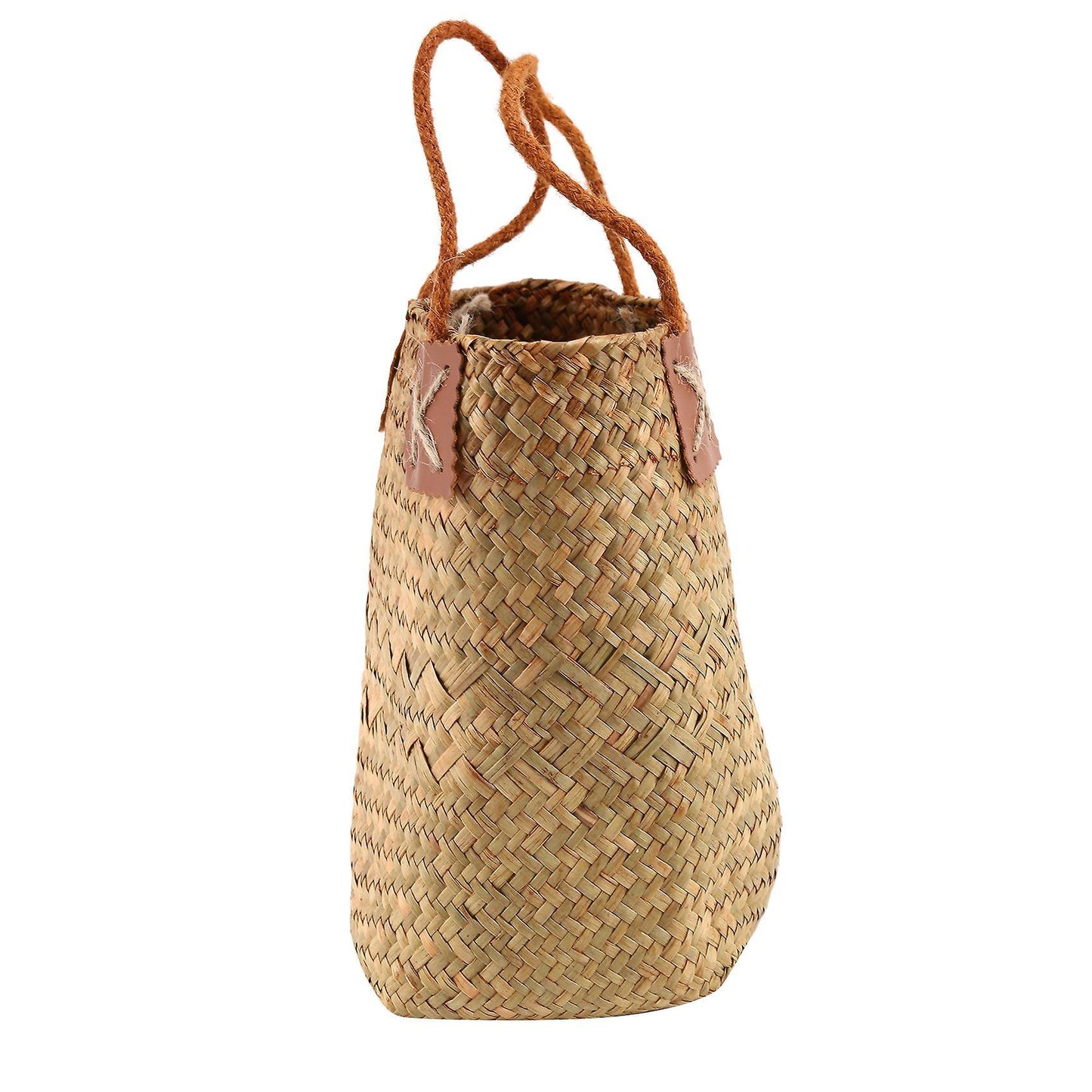 Lavender Vase Woven Sundries Storage Baskets Hanging Flower Basket