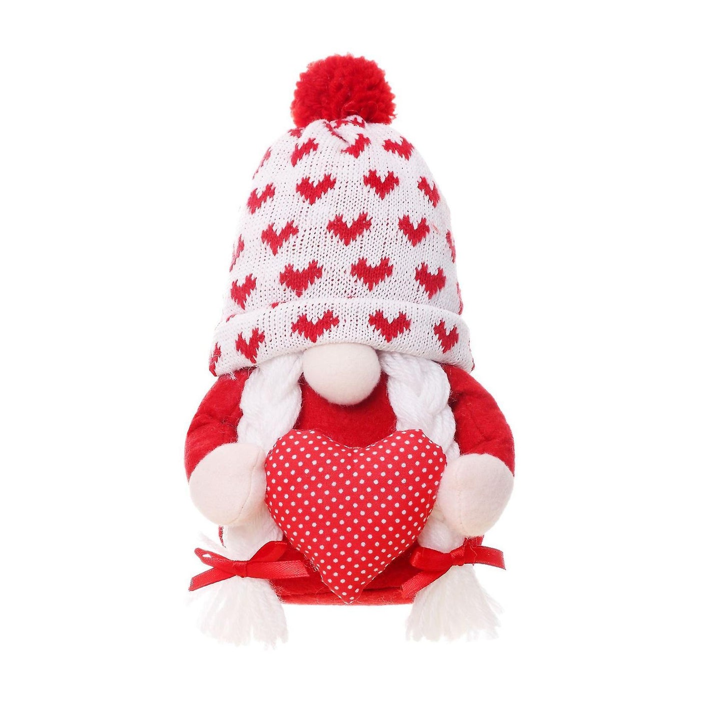 Gnomes Plush Toy for Kids Gifts Ornaments Rudolph Faceless Elf Doll B