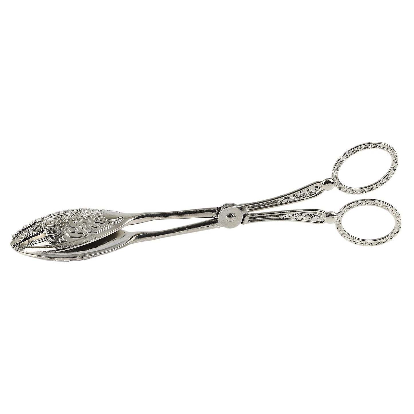 Snacks Salad Bread Pastry Baking Fruit Salad Cake Clips,round Silver