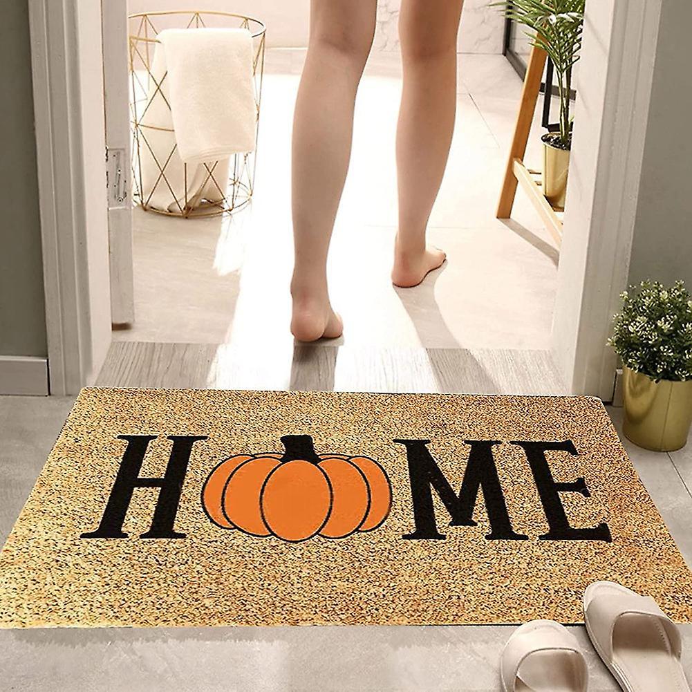 Halloween Doormat Welcome Front Decoration Pumpkin Decoration Carpet