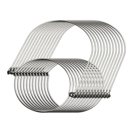 12 Pack Stainless Steel Wire Handles for Mason Jar, Hooks for Mouth