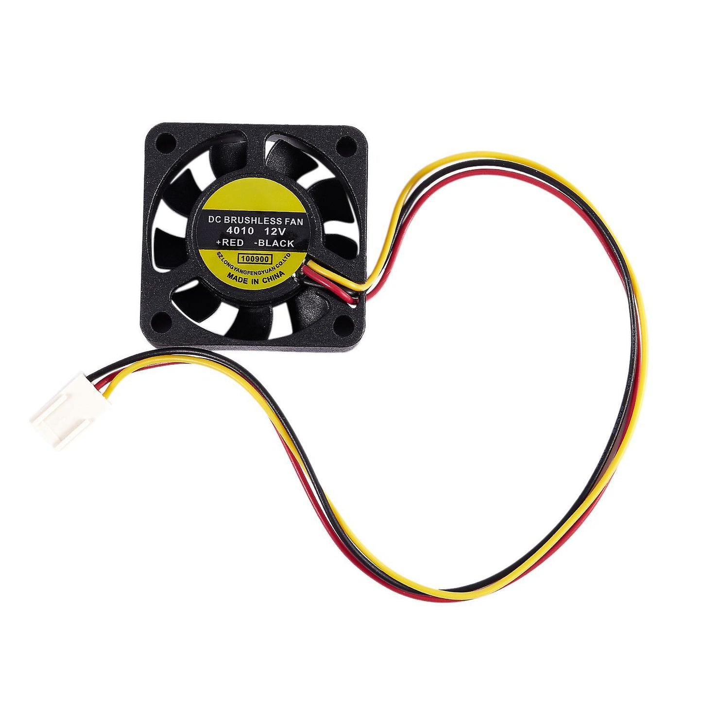 40mm X 40mm X 10mm 3pin 12v Dc Brushless Pc Computer Cooling Fan