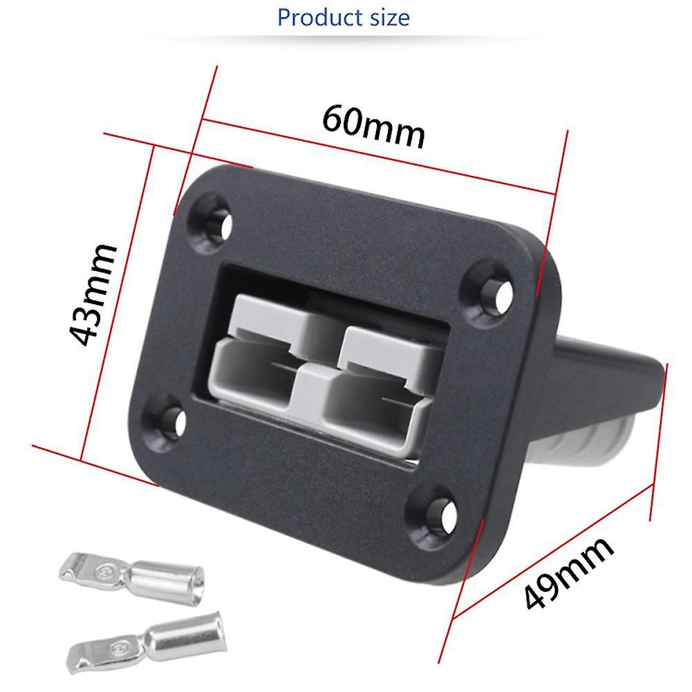 New Flush Mount Anderson Plug 50a Connector Kit Mounting Bracket
