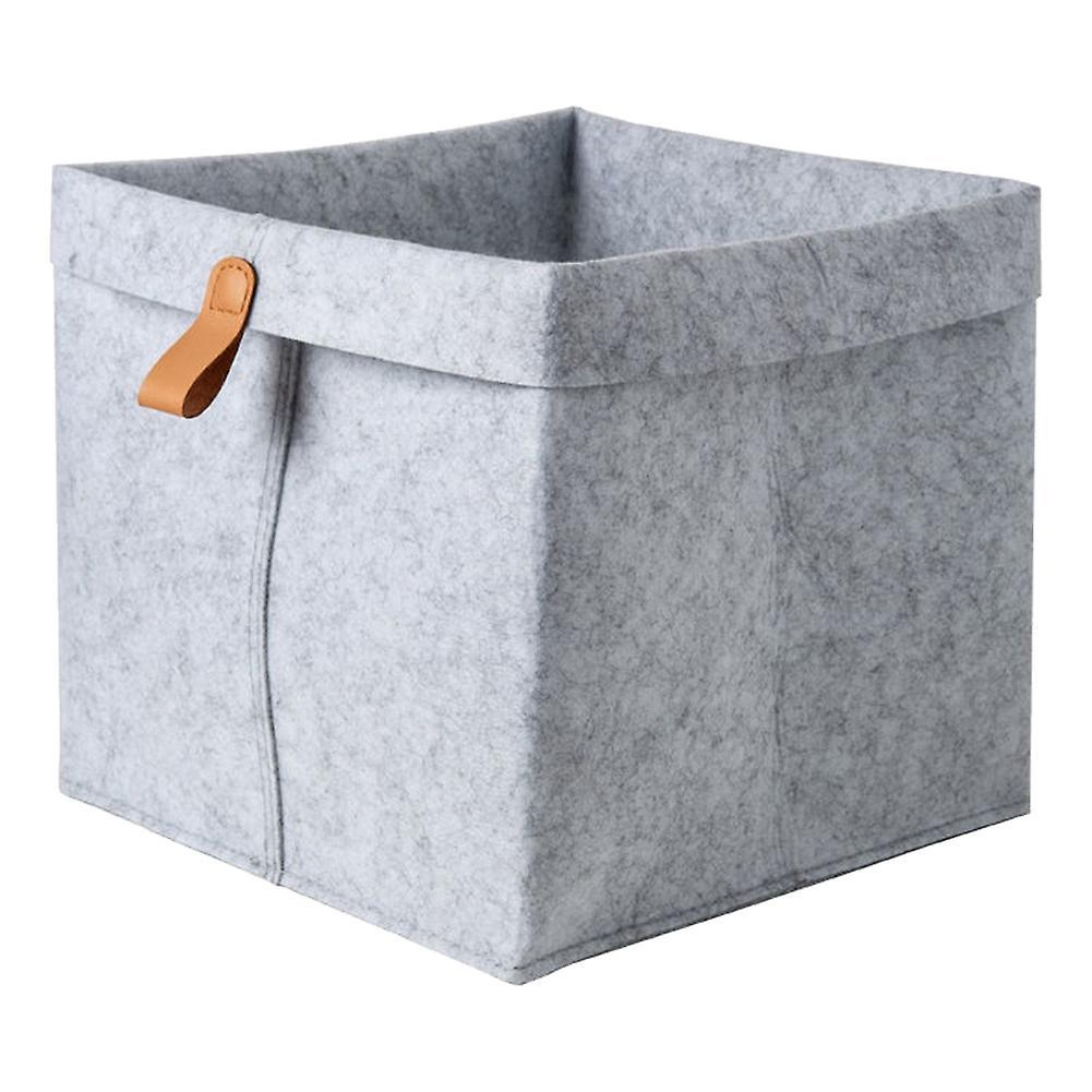 Nordic Felt Basket Living Room Table Sundries Storage Basket Grey
