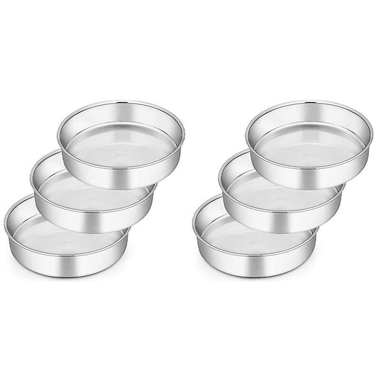 Round Cake Tin for Baking,set Of 6,cake Bakeware Set(detachable Base)