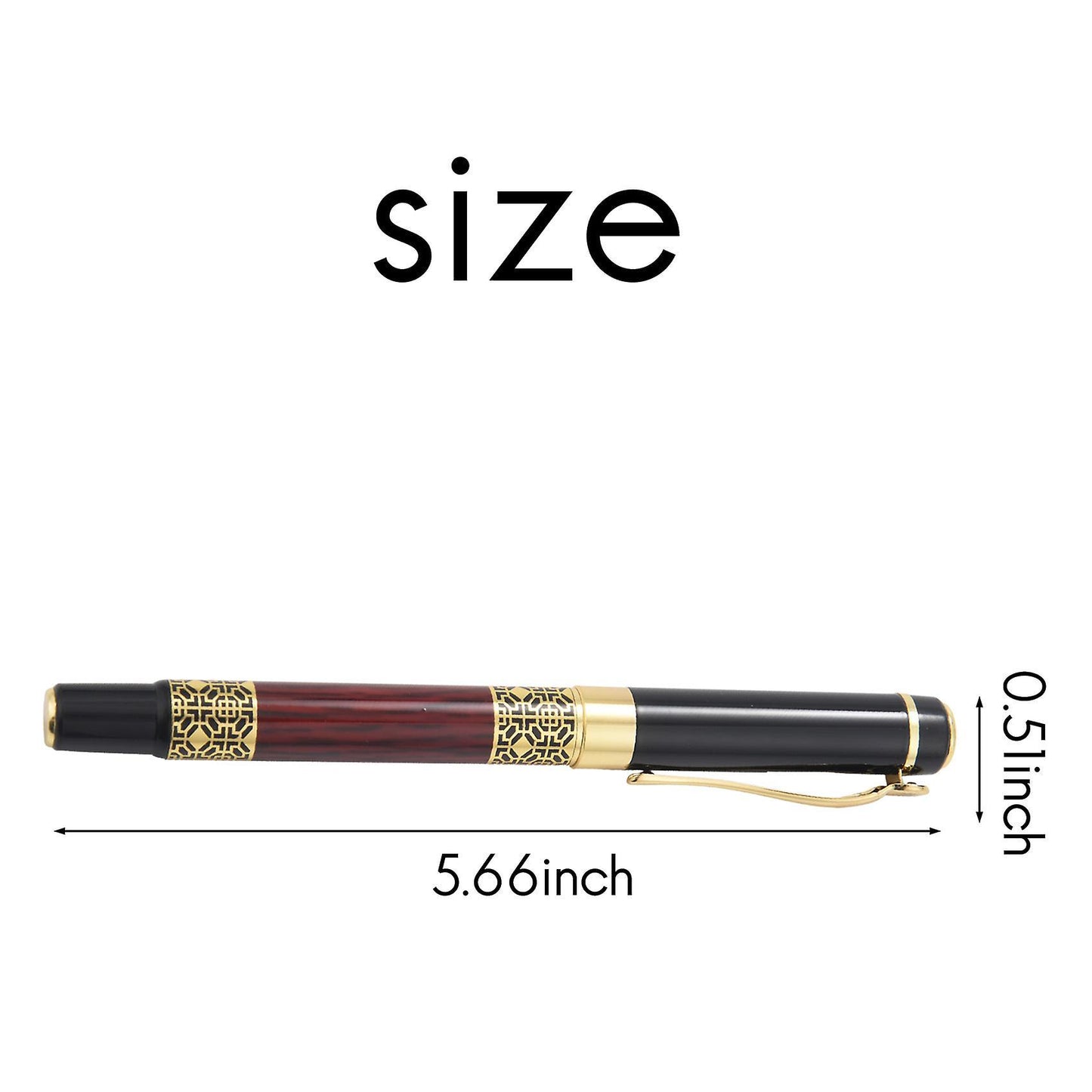 Classical Pen Golden Metal Signature Pen for Office Business School