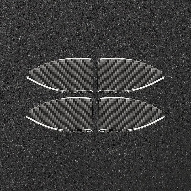 Car Interior Door Bowl Cover Trim Carbon Fiber Accessories