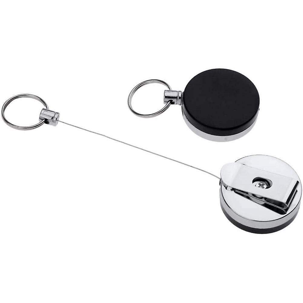 2pcs Retractable Fishing Line Line Cutter Keychain