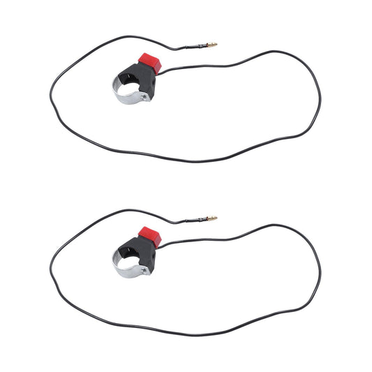 2x Moto Pocket Quad Dirt Bike Stop Kill Switch Button Handlebar 49cc