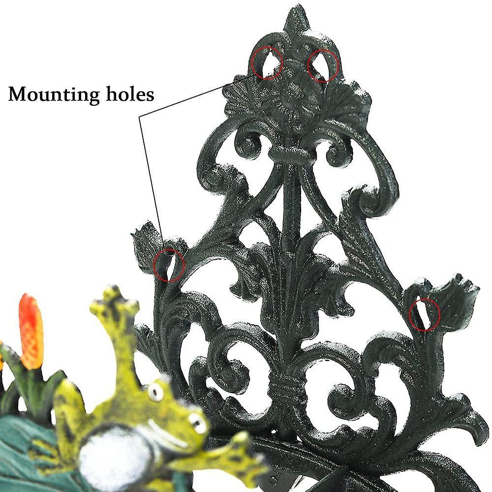 Heavy Duty Garden Hose Holder, Wall Decoration Hanging Hose Rack 2