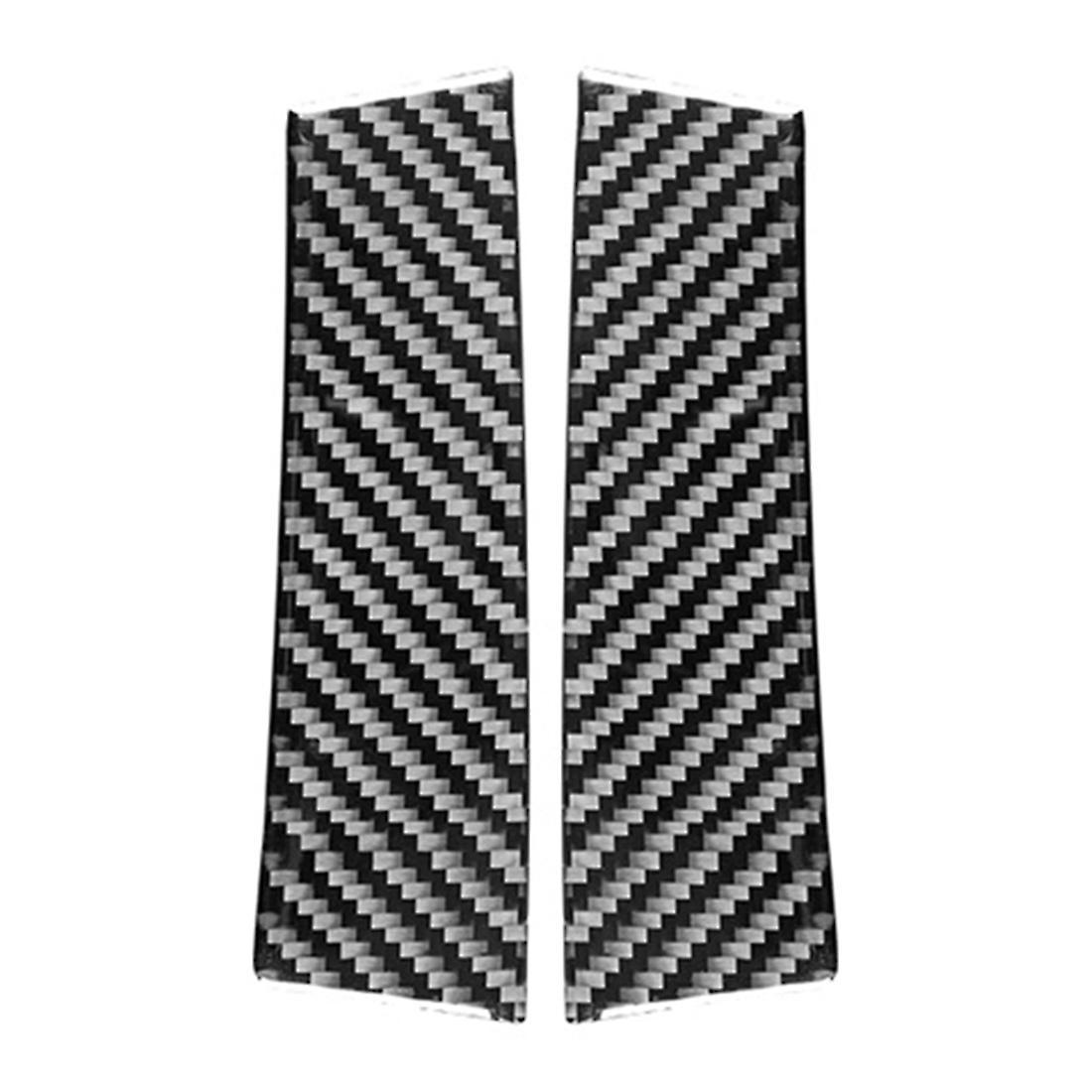 For Toyota Highlander Carbon Fiber Car Window A Pillars Sticker