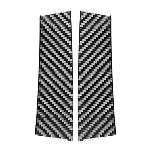 For Toyota Highlander Carbon Fiber Car Window A Pillars Sticker