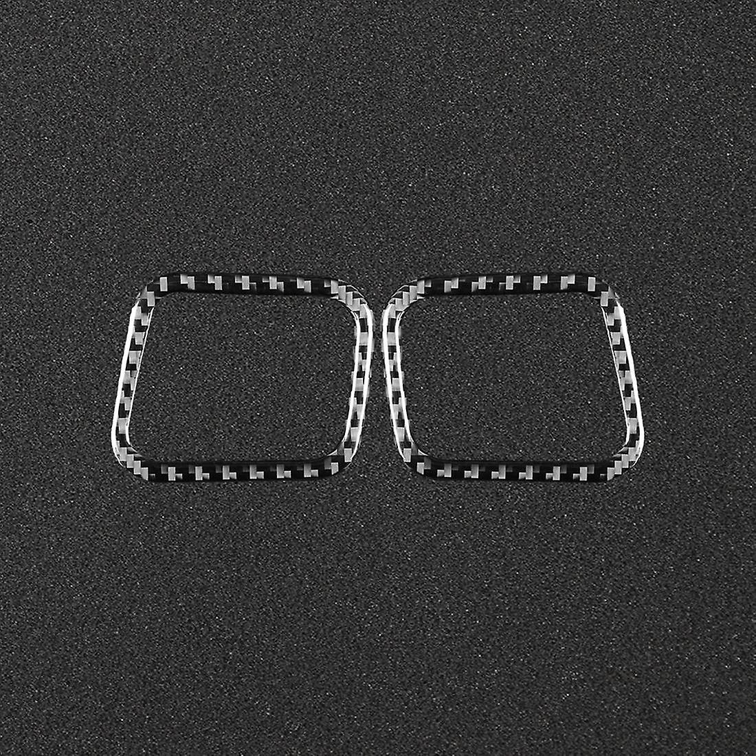 For Toyota Highlander 15-21 Carbon Fiber Air Vent Outlet Frame Cover