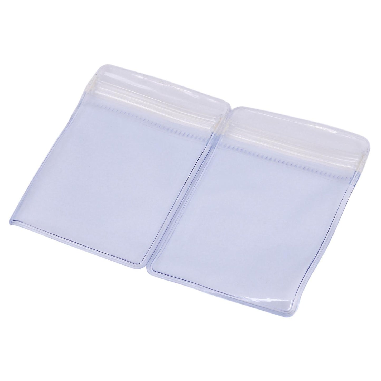 50pc 6x4cm Zipper Closure Bags Clear Reclosable Plastic Small Baggies