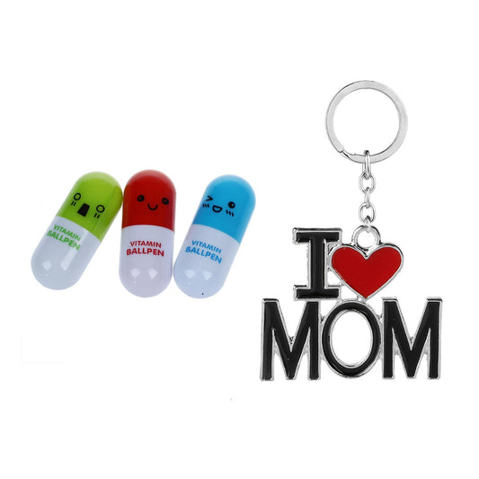 Bags Keychain I Love Mom Keychain for Mother's Day Gifts and Birthday