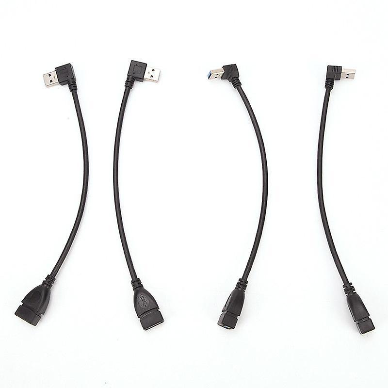 Usb 3.0 Angle 90 Degree Extension Cable Male to Female Adapter Down