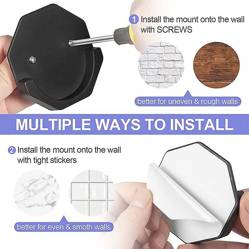 Shower Curtain Rod Holder for Bathroom Easy to Install 2pcs