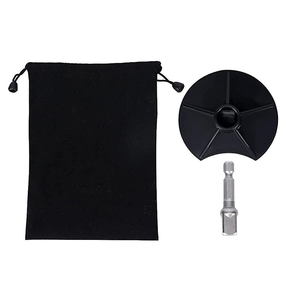 Crank Handle Adapter with Hex Steel Bit Power Attachment