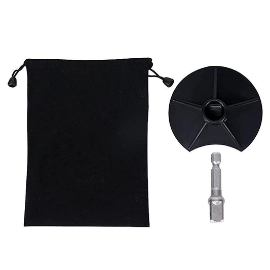Crank Handle Adapter with Hex Steel Bit Power Attachment