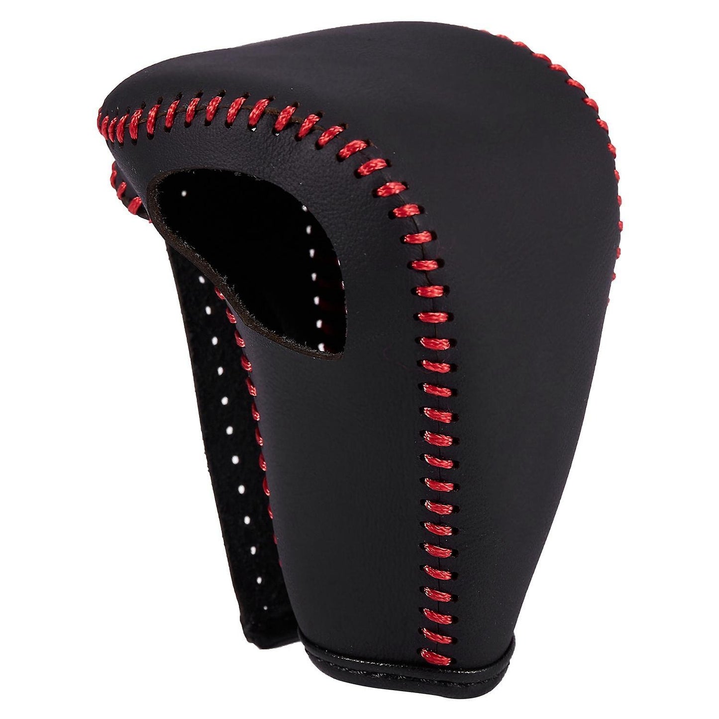 2pcs Car Hand Brake Case Silicone Gear Head Shift Knob Cover(black)