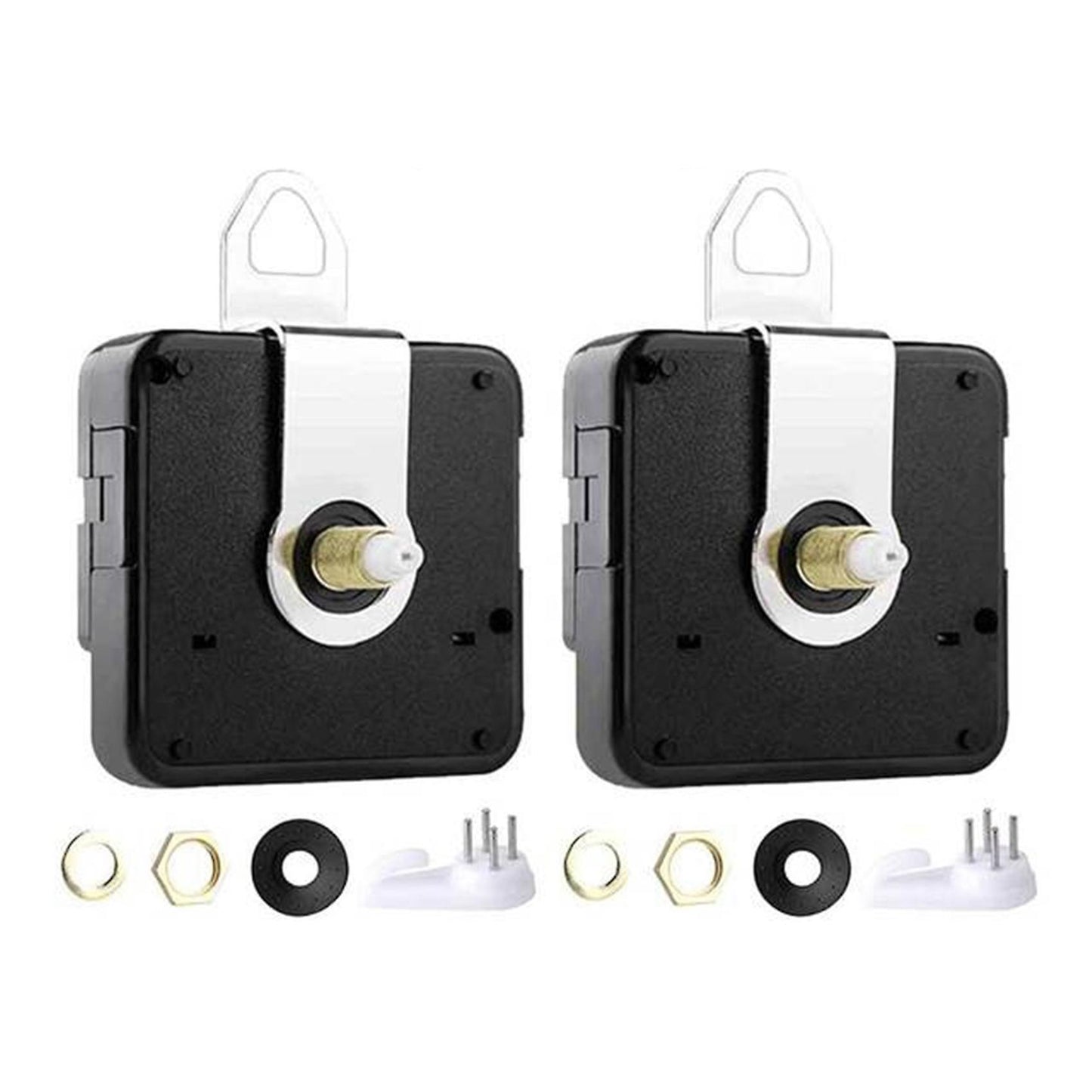 2pcs Silent Diy Quartz Wall Clock for Repair Parts Home Decor 16mm