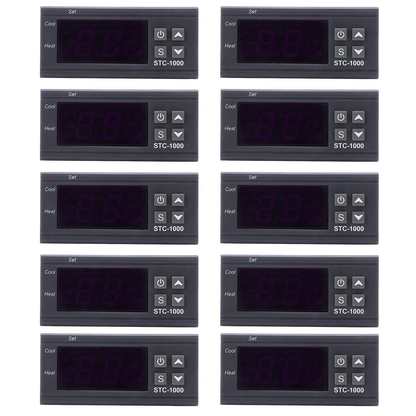 10x Stc-1000 Temperature Controller Thermostat Regulator+sensor Probe