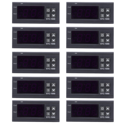10x Stc-1000 Temperature Controller Thermostat Regulator+sensor Probe