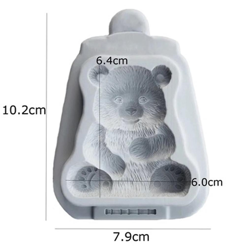 Bamboo Panda Silicone Mold Chocolate Baking Tools for Cakes