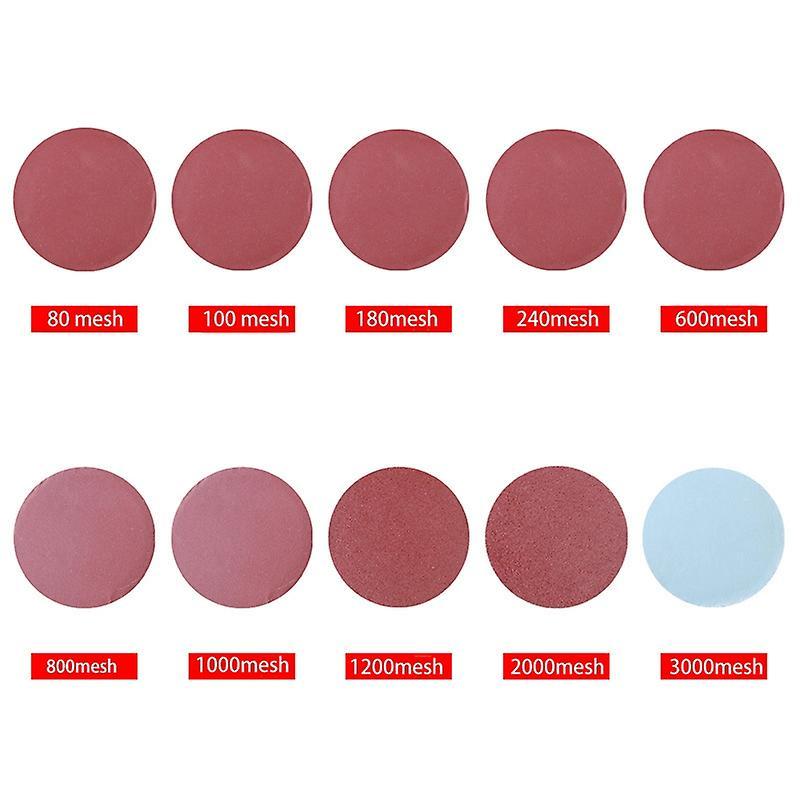 100 Pcs 3 Inch Sanding Disc Hook and Loop for Dremel Sander Machine