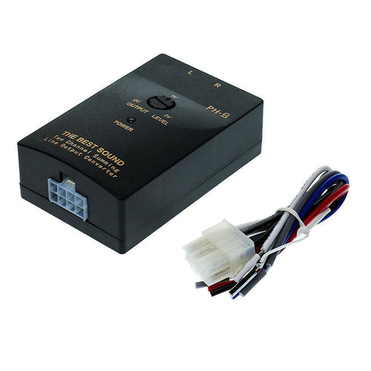 Car Audio Rca Speaker High to Low Level Output Converter Adapter