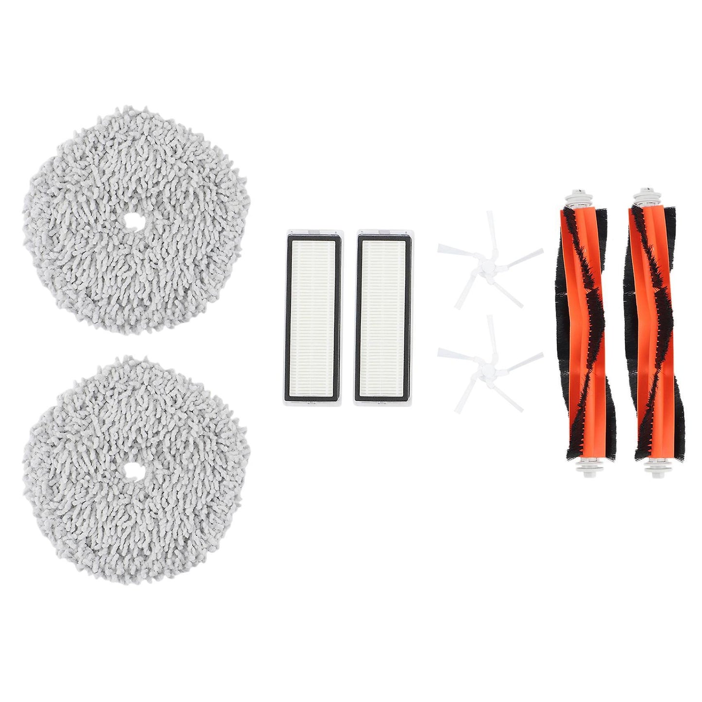 Main Side Brush, Hepa Filter, Mop Cloth Spare Parts Replacement