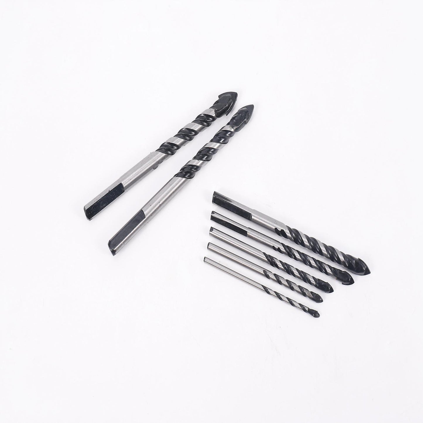 7pcs Carbide Drill Bit Set for Porcelain Concrete (3,4,5,6,8,10,12mm)