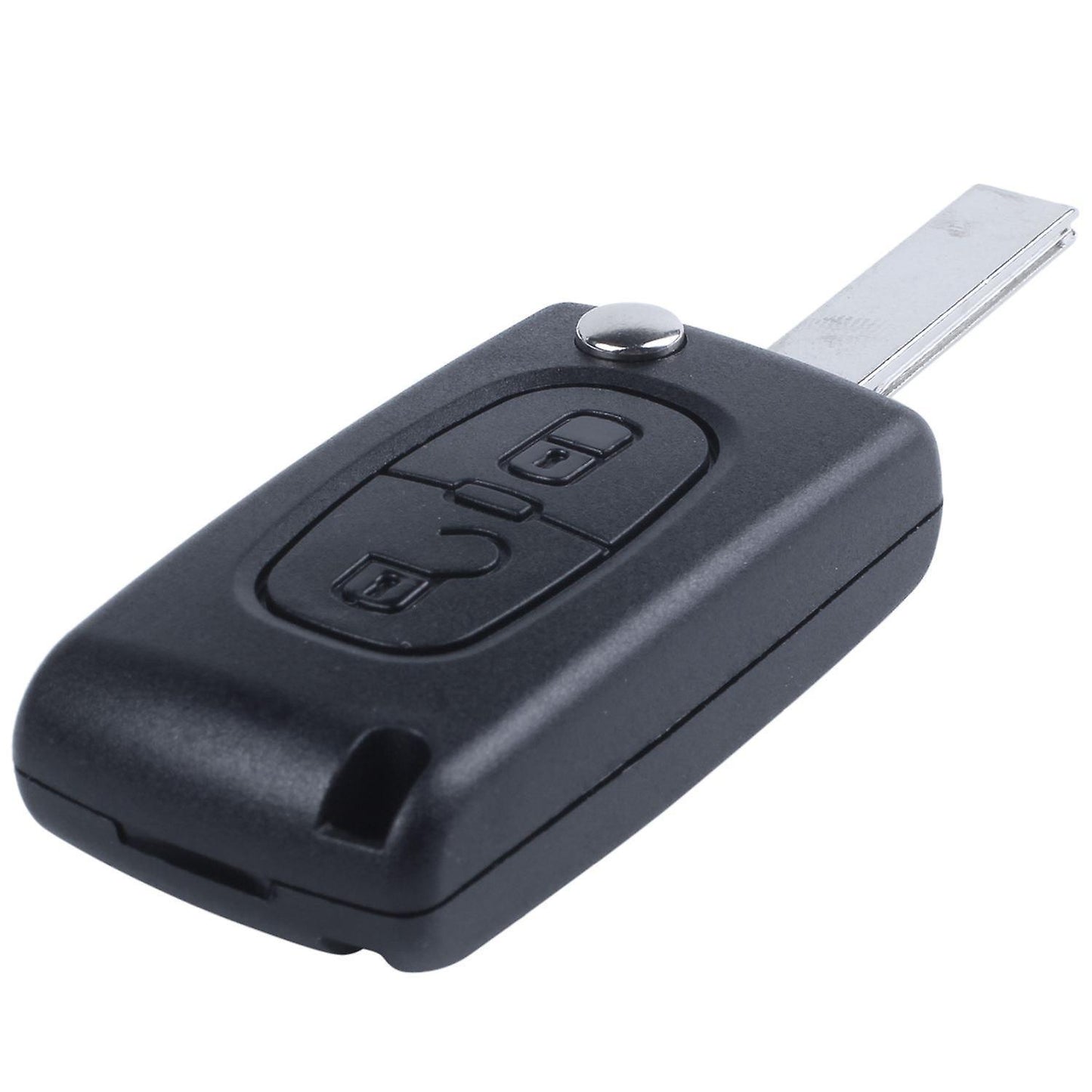 Remote Car Key Case for Citroen C2 C3 C4 C5 C6 C8 2 Buttons Black