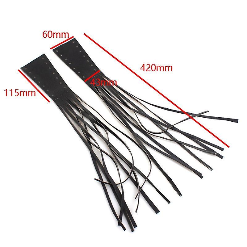 Motorcycle Black Leather Brake Lever Cover for Cruiser Chopper Bobber