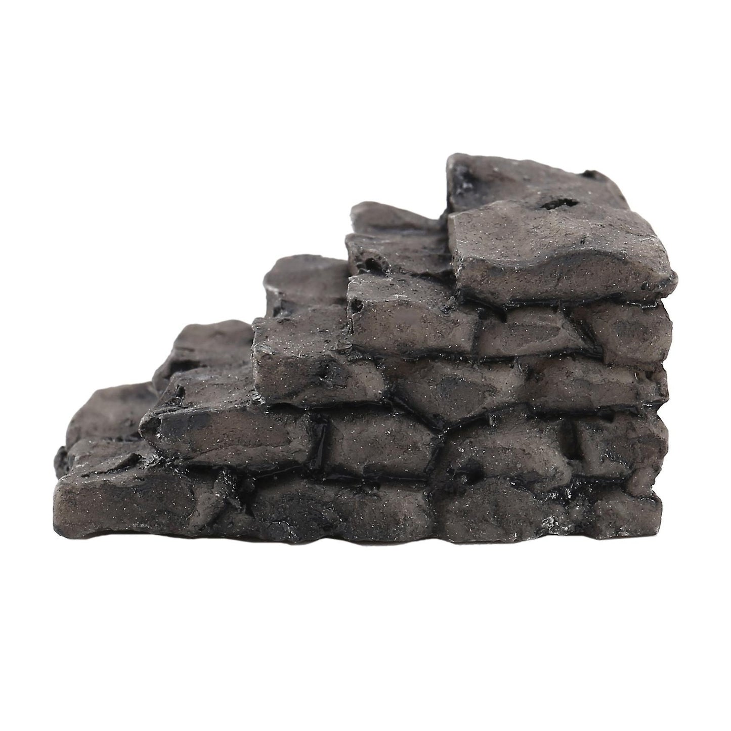 Resin Bridge Stair Pot Plant Bonsai Craft Straight Stairs Gray