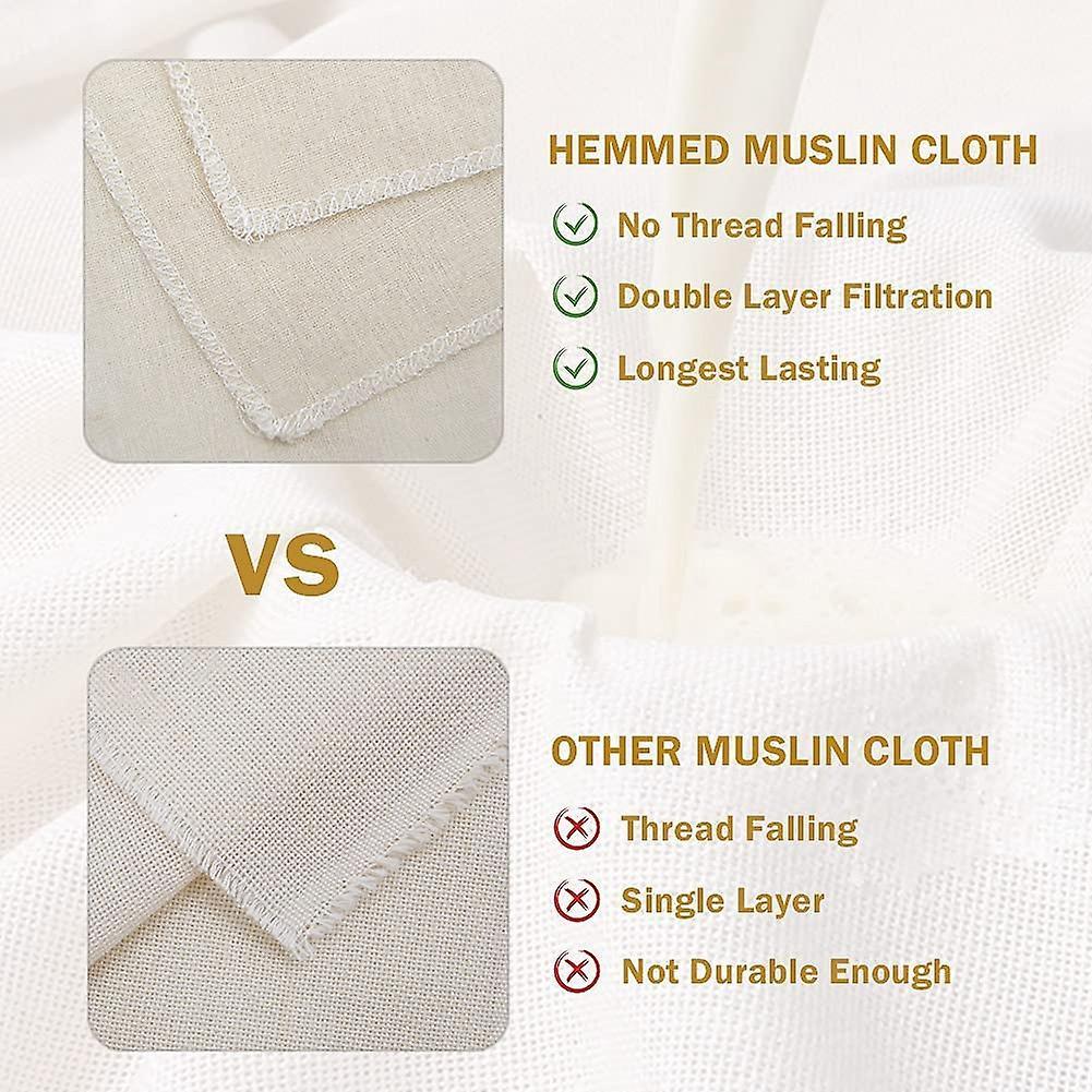 Unbleached Pure Cotton Muslin Clothes Soft Square Cheese Clothes