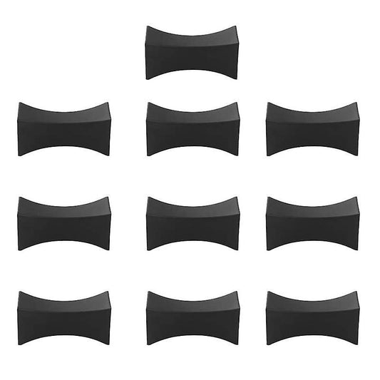 10pcs Chopsticks Rest Little Chopsticks Stands Fork Holder Set Black